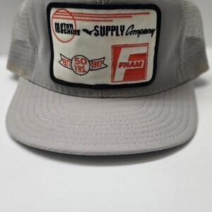 Vintage Trucker Hat Motor Machine and‎ Fram